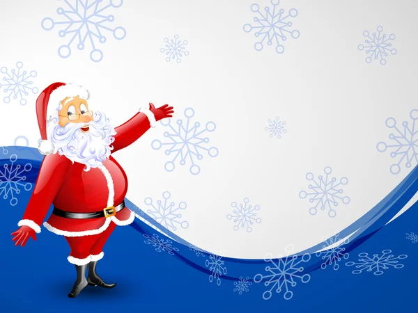 Santa claus - christmas card — Stock Vector