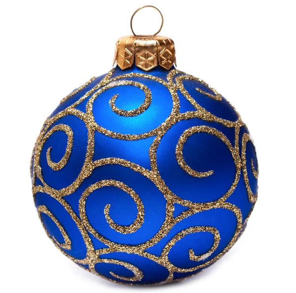 Classic Christmas ball Happy New Year bauble holiday decoration — Stock Photo, Image