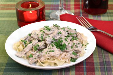 Sığır Stroganoff.