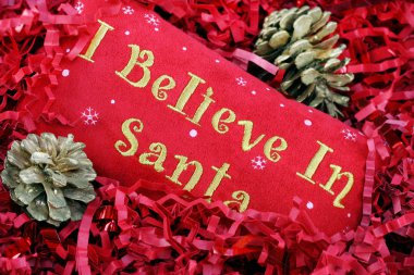 I Believe in Santa clipart