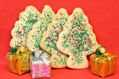 Sugar Christmas Tree Cookies clipart