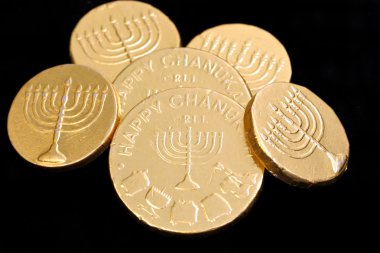 Chanukah/Hanukkah Gelt clipart