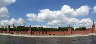 Rusya, Moskova. Kremlin'in panoramik manzaralı