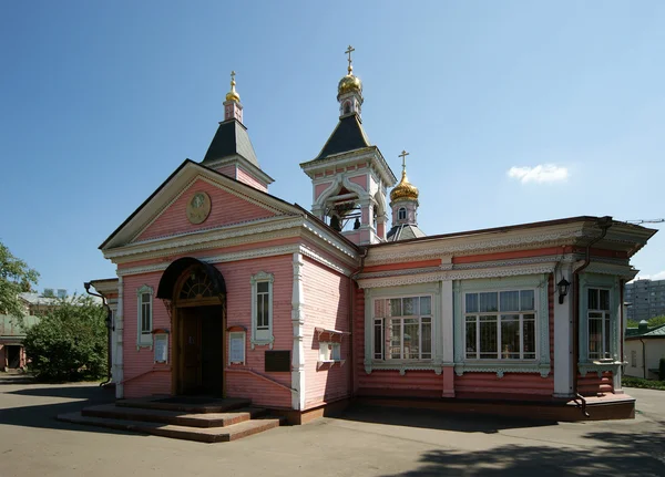 Moscow, Federacja Rosyjska. Kościół Przemienienia Pańskiego Zbawiciela w bogorodskoe — Zdjęcie stockowe