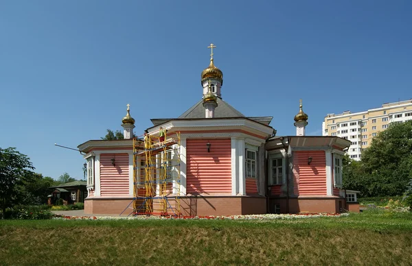 Moskou, Rusland. Kerk van de gedaanteverwisseling van de Verlosser in bogorodskoe — Stockfoto
