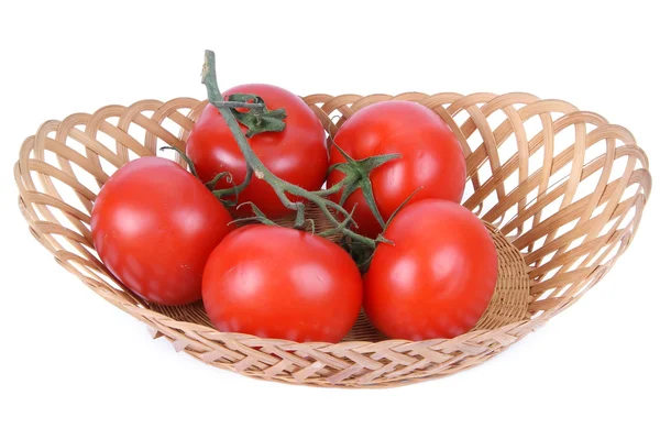 Zátiší s čerstvými rajčaty — Stock fotografie