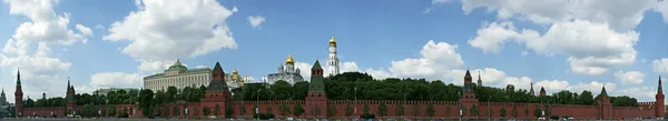 俄罗斯，莫斯科。克里姆林宫的全景视图 — 图库照片