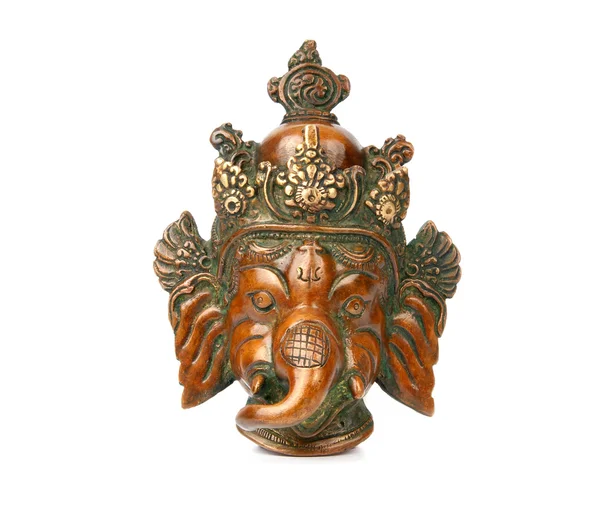 Ganesha z miedzi z Indii — Zdjęcie stockowe