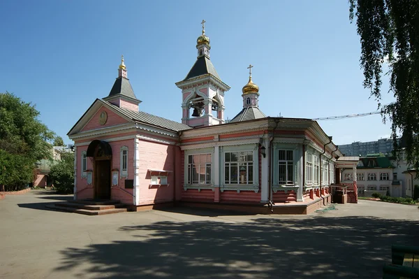 Moskou, Rusland. Kerk van de gedaanteverwisseling van de Verlosser in bogorodskoe — Stockfoto