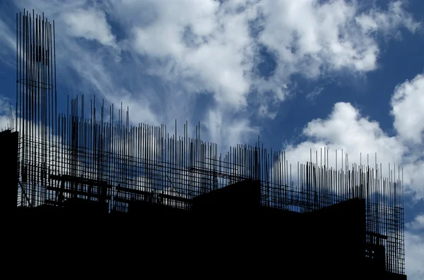 Építőipari berendezések és elemek az épület alatt projekttulajdonosok — Stock Fotó
