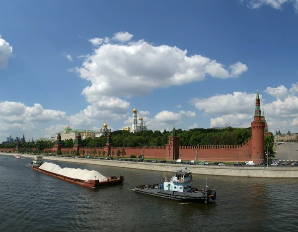 Ρωσία, Μόσχα. πανοραμική θέα του Κρεμλίνου — Φωτογραφία Αρχείου
