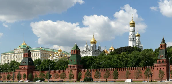 Rusko, Moskva. panoramatický pohled na Kreml — Stock fotografie
