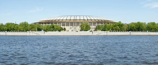 Een panoramisch uitzicht op het Olympisch Stadion Loezjniki, Moskou, Rusland — Stockfoto