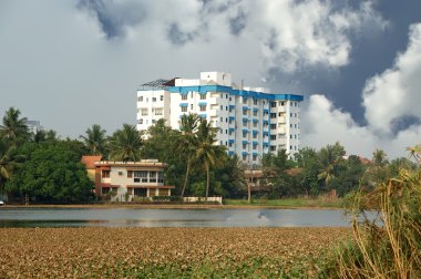 Şehir, cochin (kochi), kerala, Güney Hindistan genel görünümü