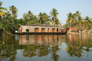 Kerala (Hindistan) önemsizden ev Tekne