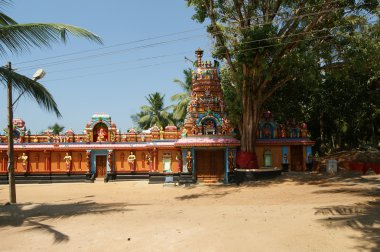 geleneksel hindu Tapınağı, Güney Hindistan, kerala