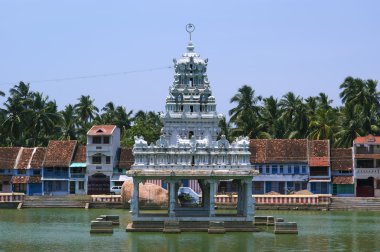 Suchindram temple.Kanniyakumari, Tamil Nadu, South India clipart