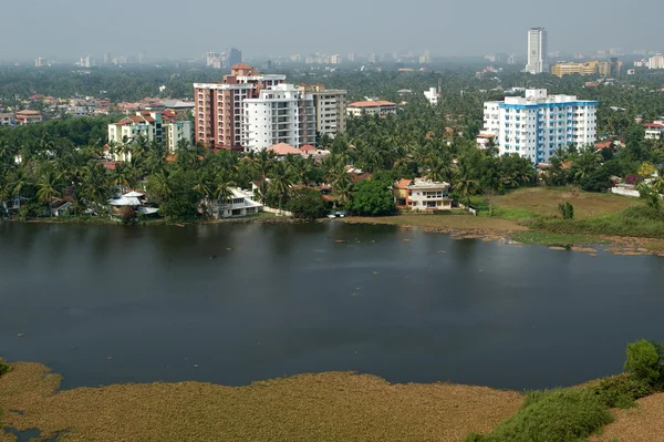 General view of the city, Cochin (kochi), Kerala, South India — Stock Photo, Image