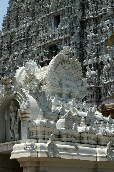 Suchindram chrám. kanniyakumari, tamil nadu, Jižní Indie — Stock fotografie