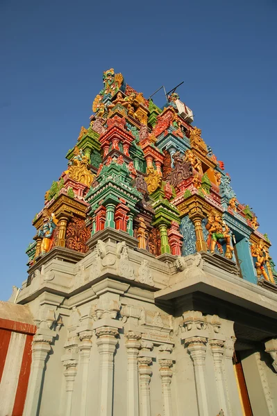 Estátuas tradicionais de deuses e deusas no templo hindu — Fotografia de Stock