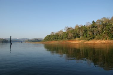 Göl, periyar Milli Parkı, kerala, Hindistan