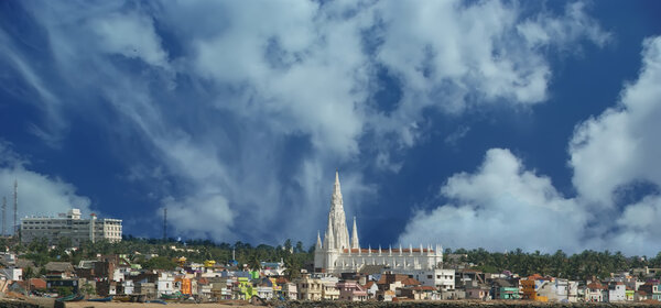 Самая южная точка Индии. Коморин или Каньякумари, Тамилнаду
