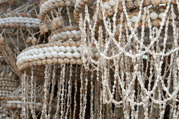 海の貝、ケララ州、南インドからの装飾品 — ストック写真