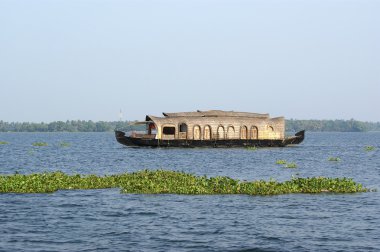 House boat in the Kerala (India) Backwaters clipart