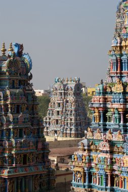 Meenakshi hindu temple in Madurai, South India clipart