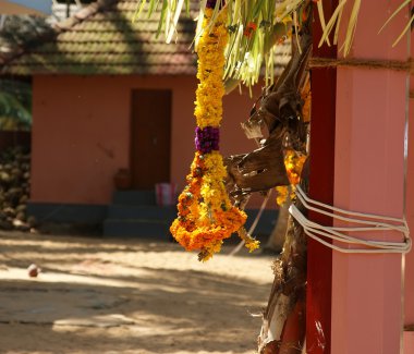 geleneksel hindu Tapınağı, Güney Hindistan, kerala