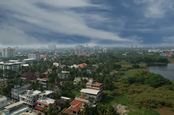 General view of the city, Cochin (kochi), Kerala, South India — Stock Photo, Image
