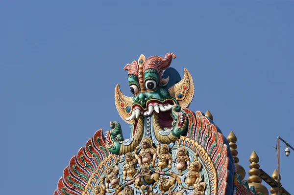 Lenka hinduistický chrám v madurai, Jižní Indie — Stock fotografie