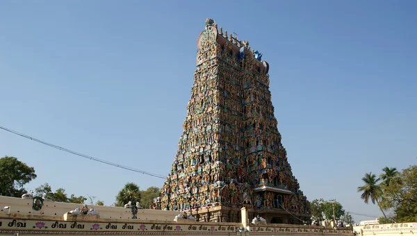 Insidan av Joel Hinduiskt tempel i madurai, södra Indien — Stockfoto