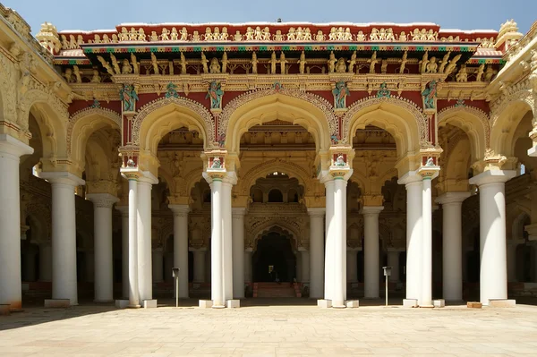 Complesso del palazzo di Thirumalai Nayakkar Mahal, India meridionale — Foto Stock