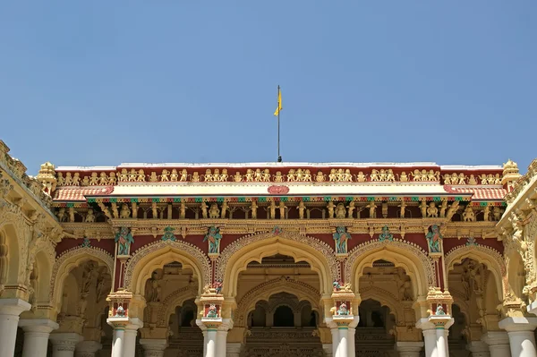 Thirumalai nayakkar mahal palace złożone, na południe Indii — Zdjęcie stockowe