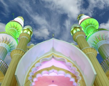 Müslüman (Arap) Camii, kovalam, kerala, Güney Hindistan