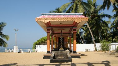 geleneksel hindu Tapınağı, Güney Hindistan, kerala