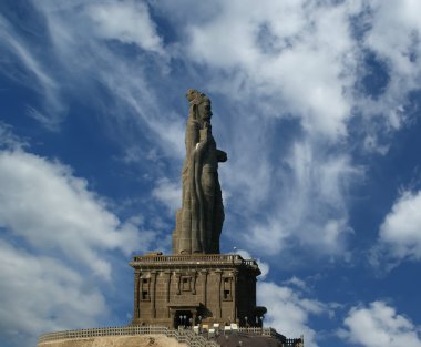 thiruvalluvar heykeli, kanyakumari, tamilnadu, Hindistan.