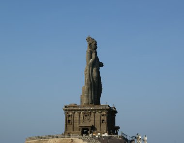 thiruvalluvar heykeli, kanyakumari, tamilnadu, Hindistan.