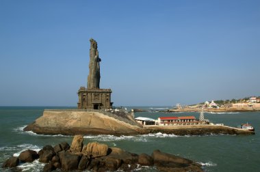 thiruvalluvar heykeli, kanyakumari, tamilnadu, Hindistan.