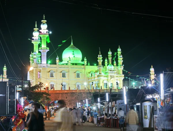 印度南部喀拉拉邦科瓦兰，穆斯林 (阿拉伯) 清真寺 — 图库照片