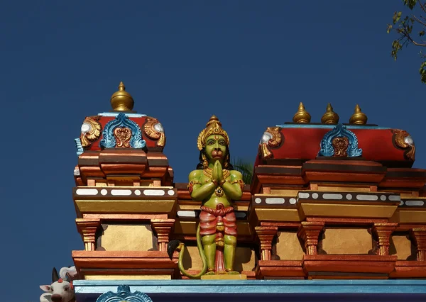 Traditionella statyer av gudar och gudinnor i det hinduiska templet — Stockfoto
