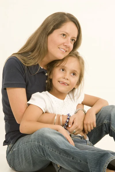Šťastná matka a dcera — Stock fotografie