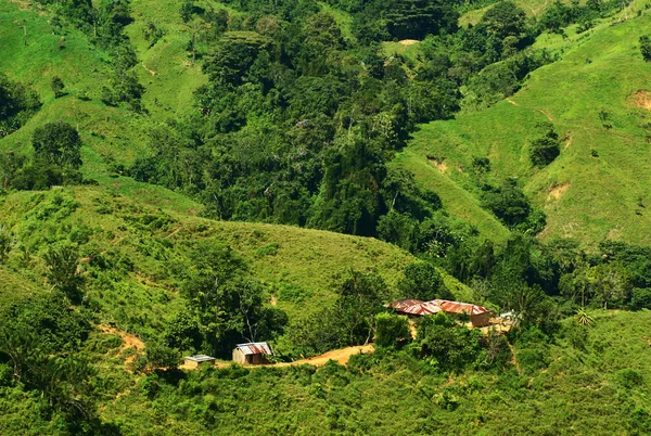Small Hut in the Sierra Nevada in Northern Colombia — Stock Photo, Image