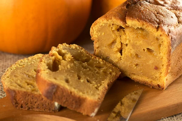 Fresh Baked Pumpkin Bread — Stock Photo, Image