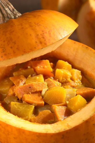 Pumpkin and Sweet Potato Curry — Stock Photo, Image
