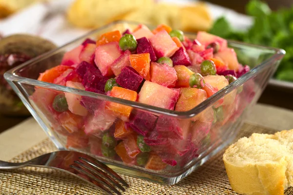 Salada de beterraba russa — Fotografia de Stock