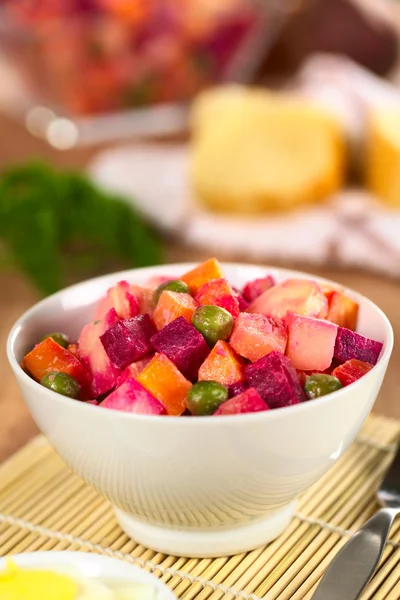Russian Beetroot Salad — Stock Photo, Image