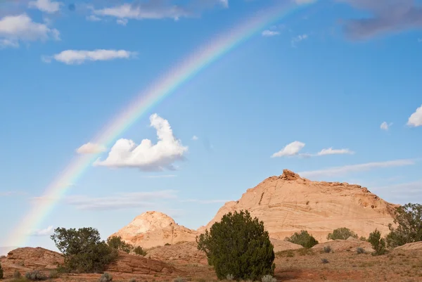 砂漠の虹 — ストック写真