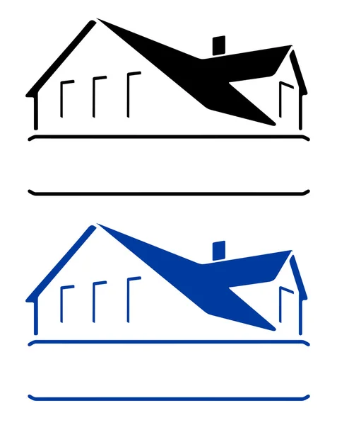 房子标志 — 图库矢量图片